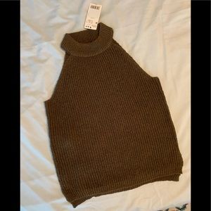 MANGO Basics Sleeveless Sweater /Shell- Sz S.